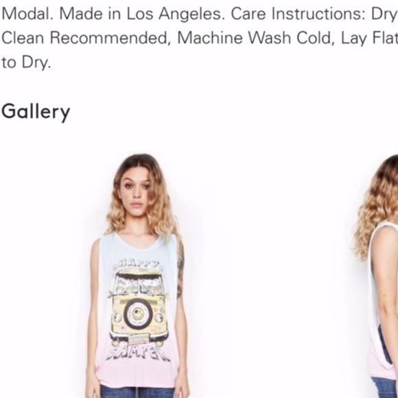 Lauren Moshi Effie bus muscle tank NWT - Picture 6 of 6